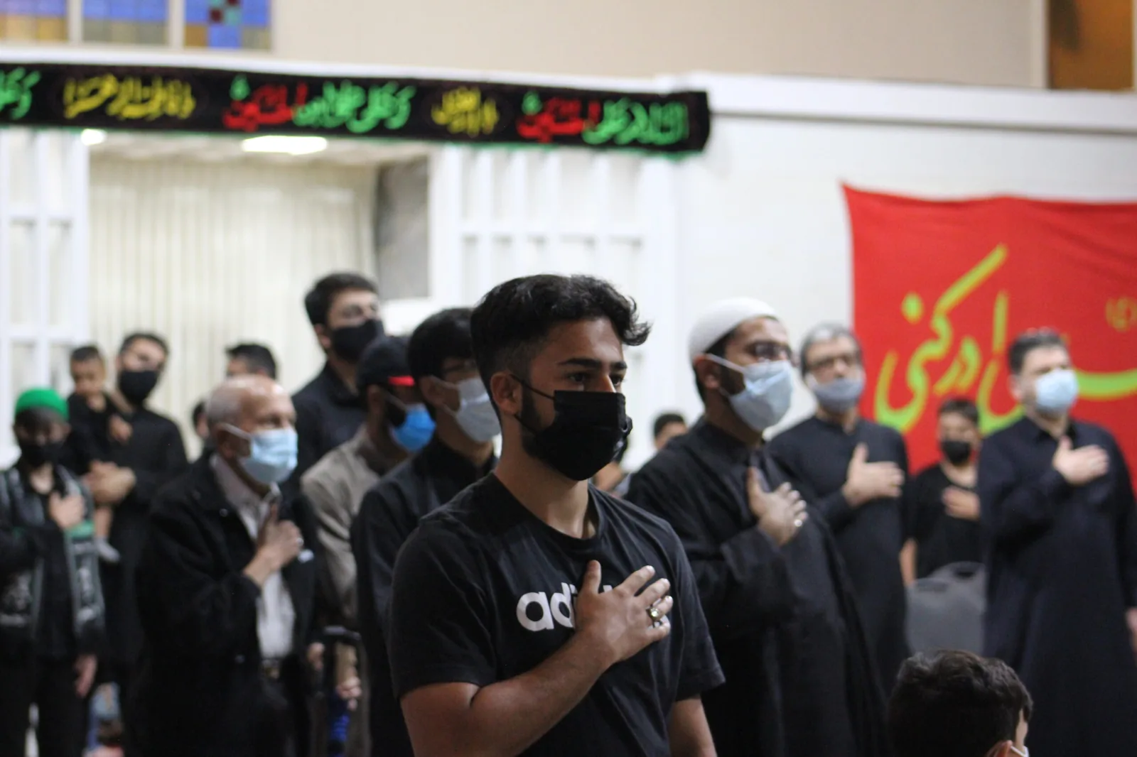 Students at Al-Mustafa Academy